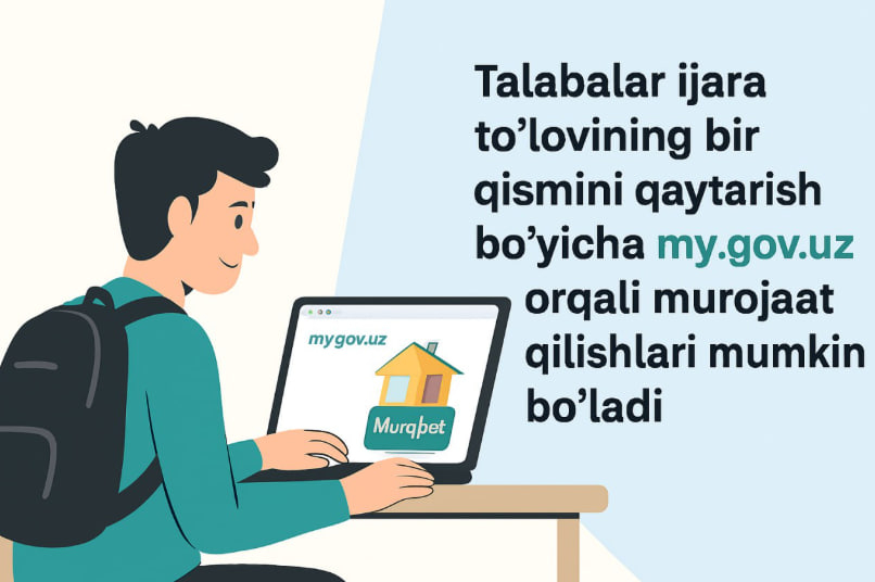 Talabalarga ijara to‘lovining bir qismini qoplab berish tartibi